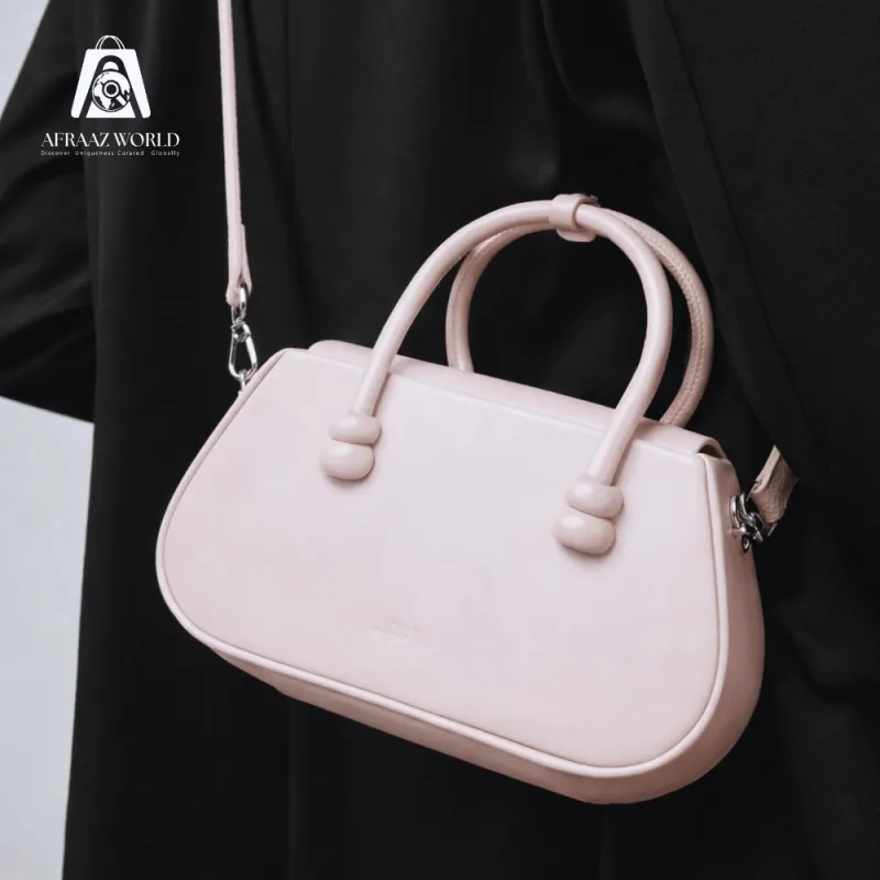 Blush Curve Mini Handbag