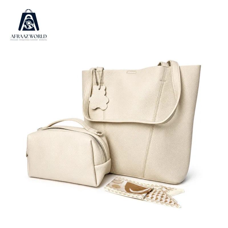 Urban Luxe Tote bag with pouch
