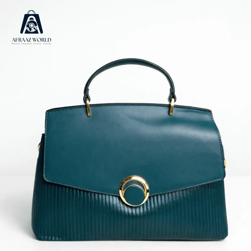 Elegance Aura Pleated Handbag