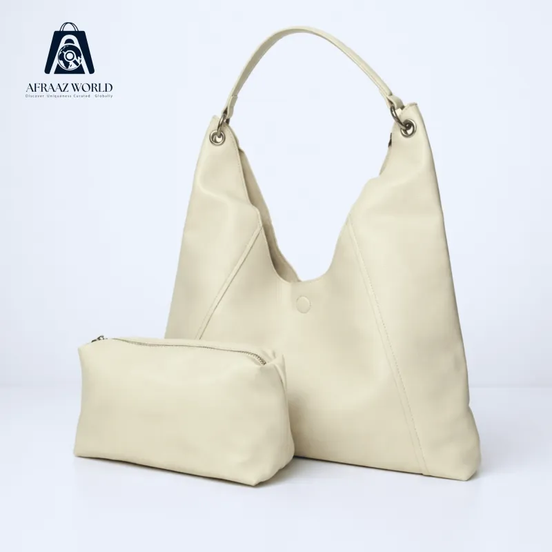 Chic Tote Bag with matching pouch