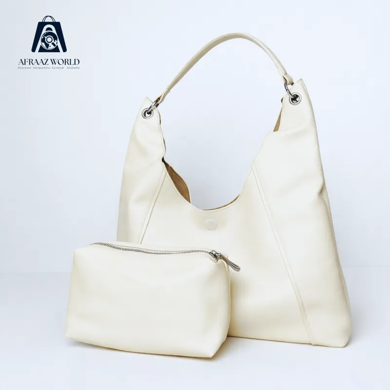Chic Tote Bag with matching pouch