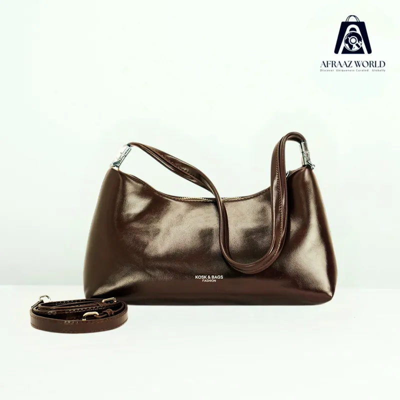 Elegant Luxury Chocolate Brown Handbag for Women