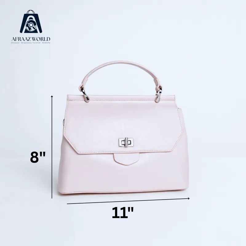 BlushElegance Classic Top Handle Bag