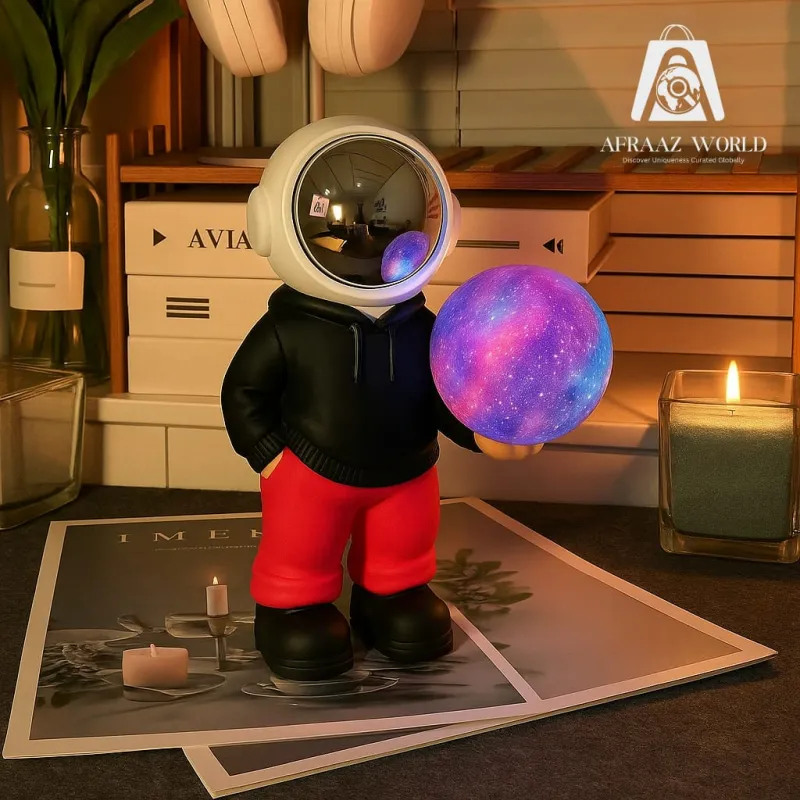 Astronaut lamp with Bluetooth speaker