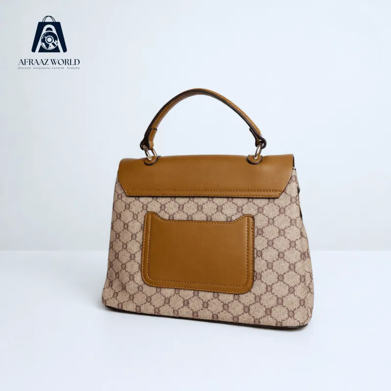Vintage Luxe Monogram Handbag