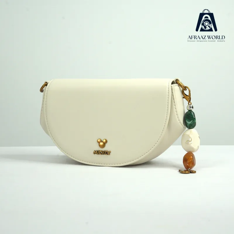 High Quality pestal  Green Mini Crossbody Bag with Beaded Charm – Afraaz World