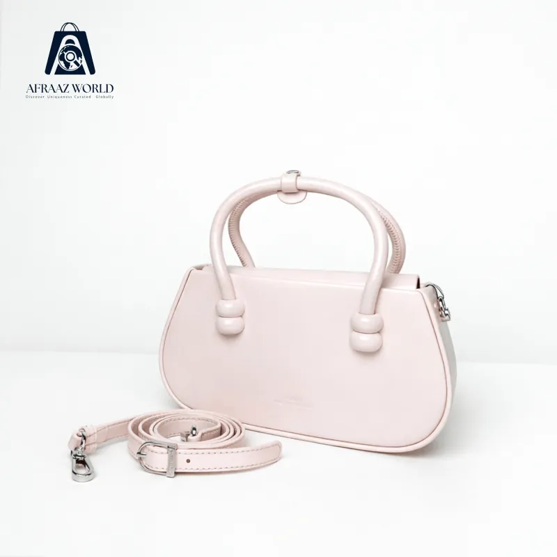 Blush Curve Mini Handbag