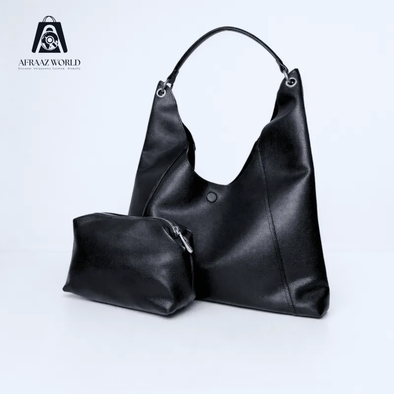 Chic Tote Bag with matching pouch