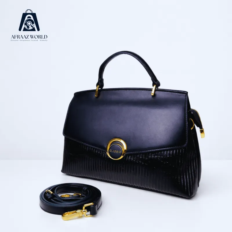 Elegance Aura Pleated Handbag