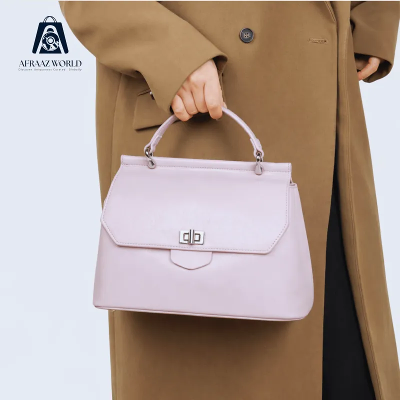 BlushElegance Classic Top Handle Bag