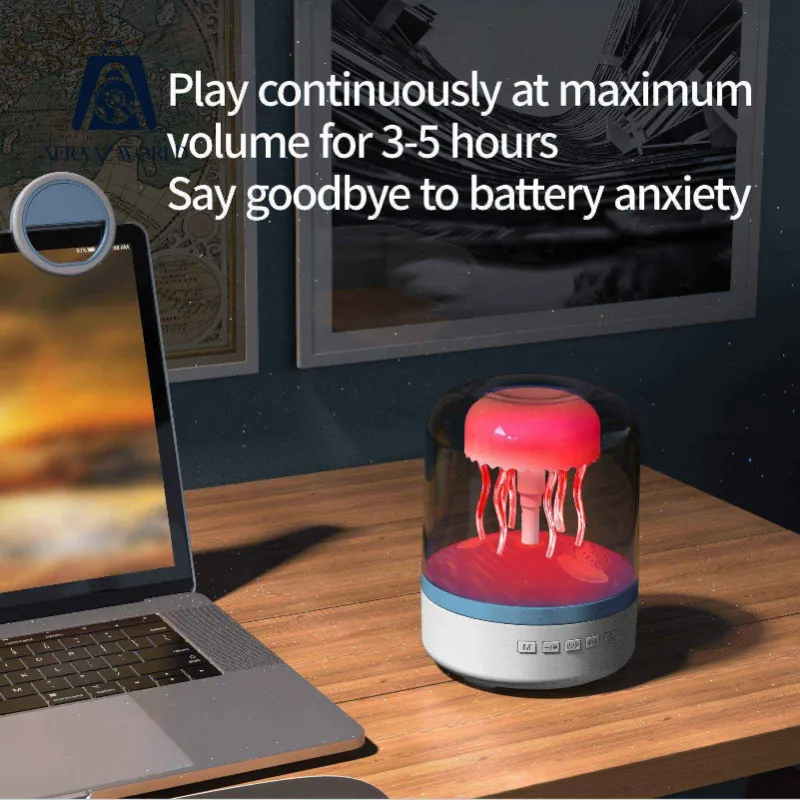 Octopus lamp with Bluetooth speaker